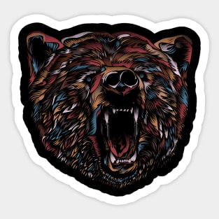 Wild Bear Sticker